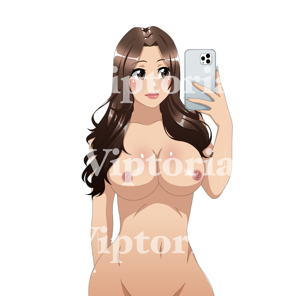 Mirror Selfie 3”x3” vinyl sticker (easy to peel off)